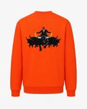 Mens Orange Heavyweight & Oversized D.keith Sweatshirt