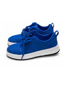 Mens Blue Leather Sneakers